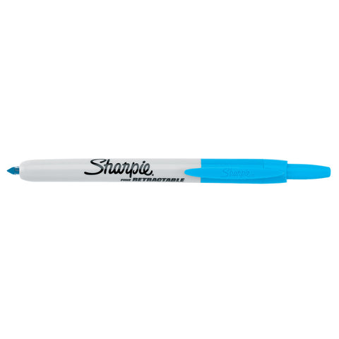 Sharpie Retractable Turquoise Fine Point Permanent Marker  Sharpie Markers