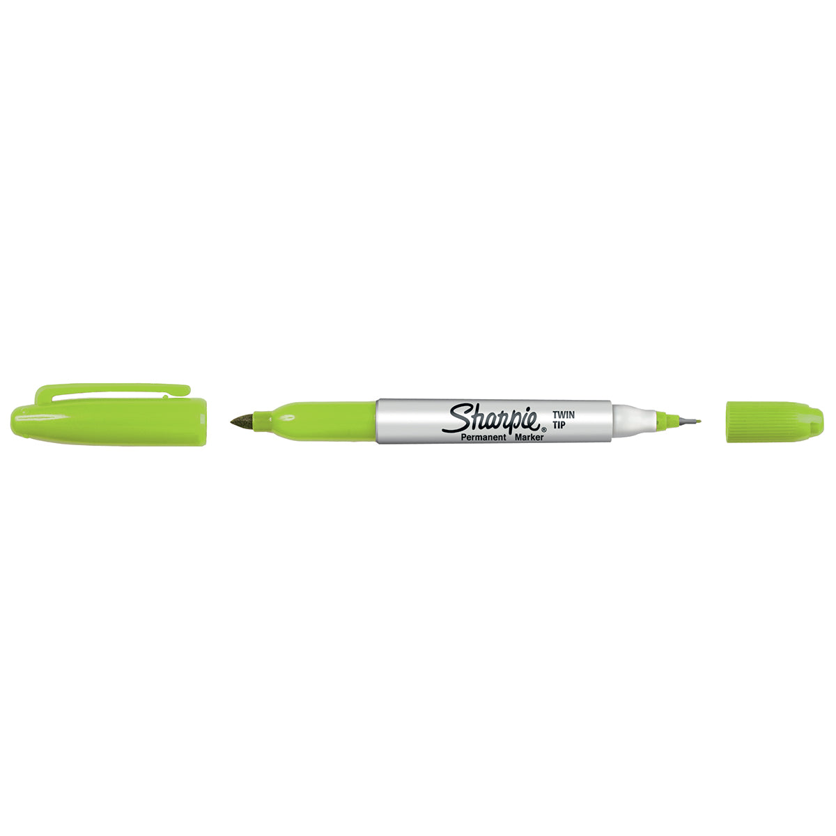 Sharpie Lime Twin Tip Double Sided Ultra Fine and Fine Point Lime Green Permanent Marker Sold Individually  Sharpie Markers