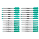 Sharpie Aqua Marker, Ultra Fine Bulk Pack of 24  Sharpie Markers