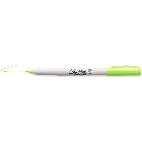 Sharpie Ultra Fine Point Lime Green Permanent Marker  Sharpie Markers