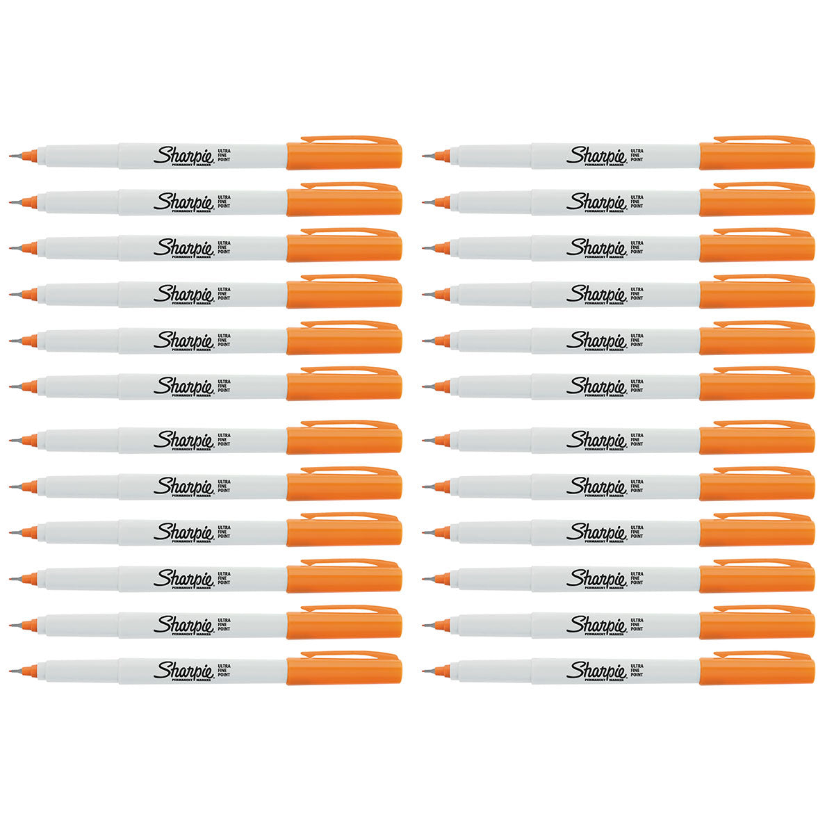 Sharpie Ultra Fine Orange Markers, Bulk Pack of 24  Sharpie Markers