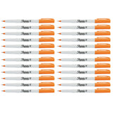 Sharpie Ultra Fine Orange Markers, Bulk Pack of 24  Sharpie Markers