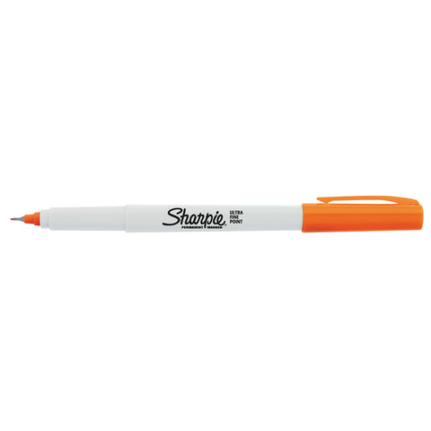 Sharpie Ultra Fine Orange Markers, Bulk Pack of 24