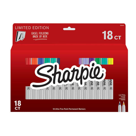 Sharpie Ultra Fine Markers Set Of 18 Assorted Colors  Sharpie Markers