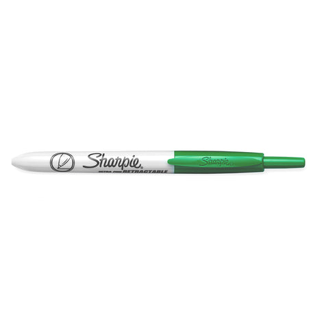 Sharpie Retractable Ultra Fine Green Permanent Marker  Sharpie Markers