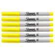 Sharpie Ultra Fine Point Yellow Permanent Markers Pack of 6  Sharpie Markers