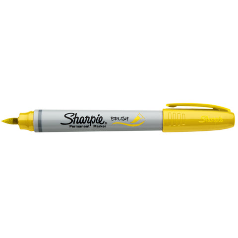 Sharpie Yellow Brush Tip Markers  Sharpie Brush Tip Markers