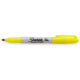 Sharpie Fine Point Yellow Permanent Marker  Sharpie Markers