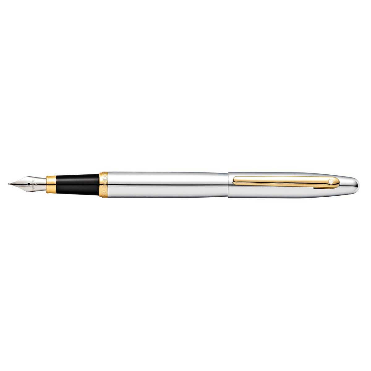 Sheaffer VFM Chrome with Gold-Tone Fountain Pen  Sheaffer Fountain Pens