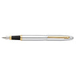 Sheaffer VFM Chrome with Gold-Tone Fountain Pen  Sheaffer Fountain Pens