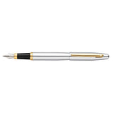 Sheaffer VFM Chrome with Gold-Tone Fountain Pen  Sheaffer Fountain Pens
