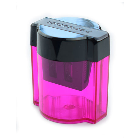 Staedtler Pink Magenta 2 Hole Pencil Sharpener With Receptacle  Staedtler Sharpener