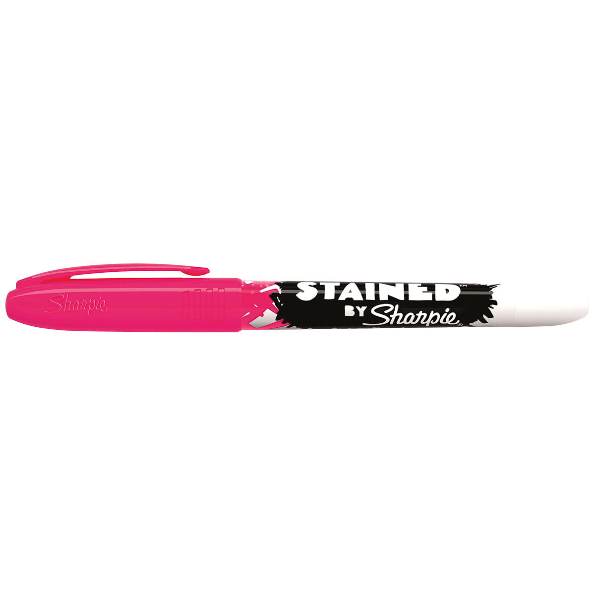 Sharpie Pink Fabric Marker, Brush Tip, Stained By Sharpie  Sharpie Fabric Markers