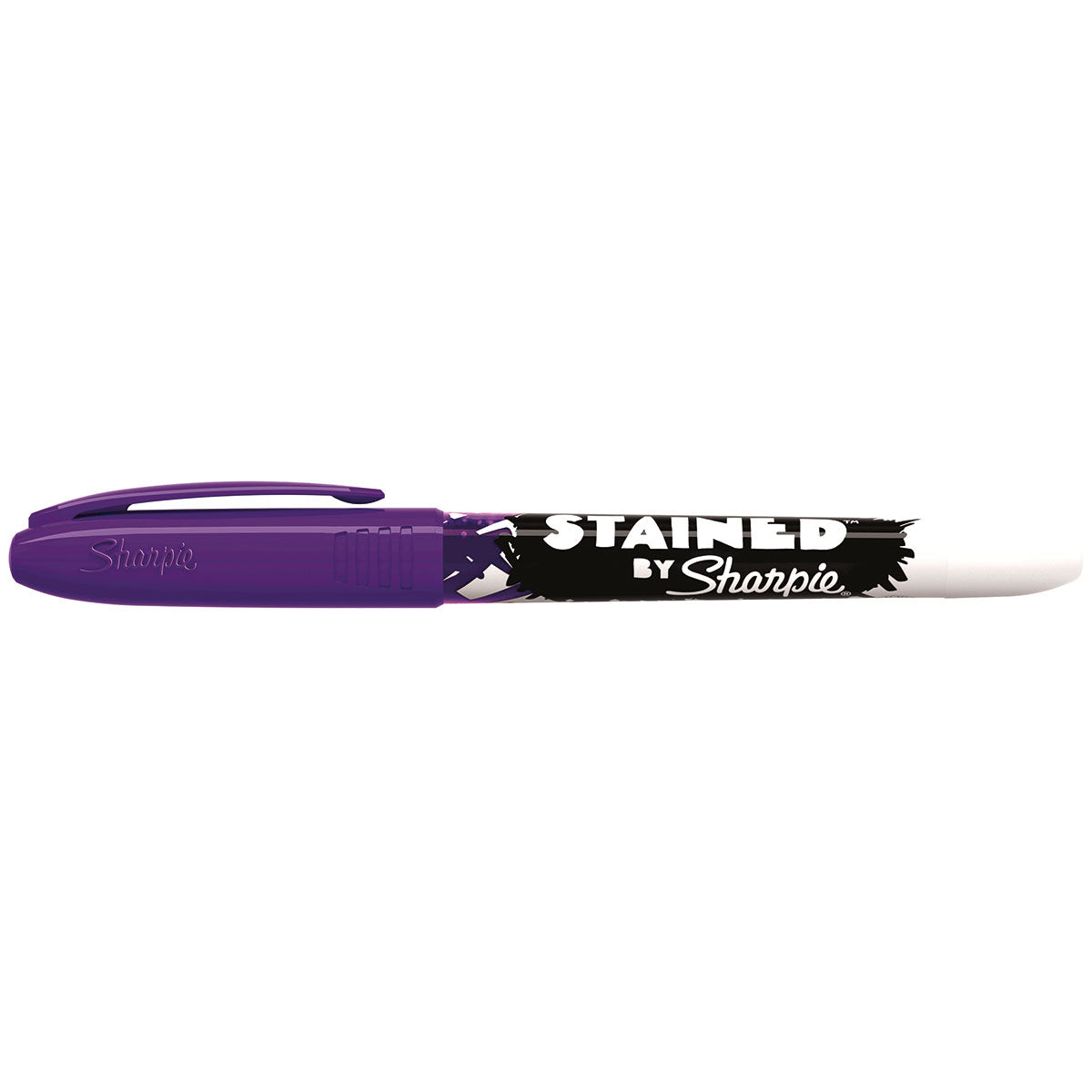 Sharpie Purple Fabric Marker, Brush Tip, Stained By Sharpie  Sharpie Fabric Markers