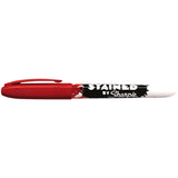 Sharpie Red Fabric Marker, Brush Tip, Stained By Sharpie  Sharpie Fabric Markers