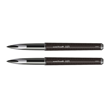 Uni Ball Air Black Medium 0.7mm Pack Of 2  Uni-Ball Rollerball Pens