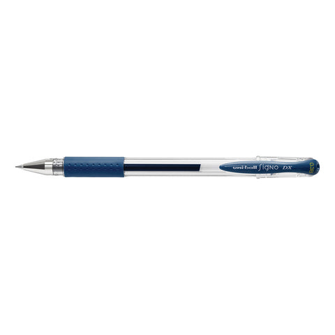 Uni Ball Signo DX .38 mm Blue Black Ink, Ultra Micro Gel Pen  Uni-Ball Gel Ink Pens