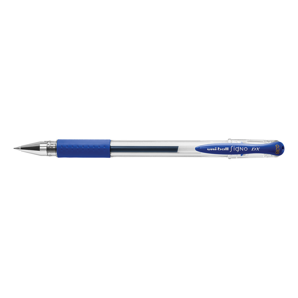 Uni Ball Signo DX 0.38 mm Blue UM 151 Gel Pen  Uni-Ball Gel Ink Pens