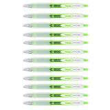 Uni Ball Signo 207 Light Green Gel Pen Medium 0.7mm Retractable - Polka Dot Design 12 Count  Uni-Ball Gel Ink Pens