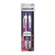 Uni Ball Signo 207 Pink And Purple Retractable Gel Pens,  0.7mm Medium - Polka Dot Style  Uni-Ball Gel Ink Pens