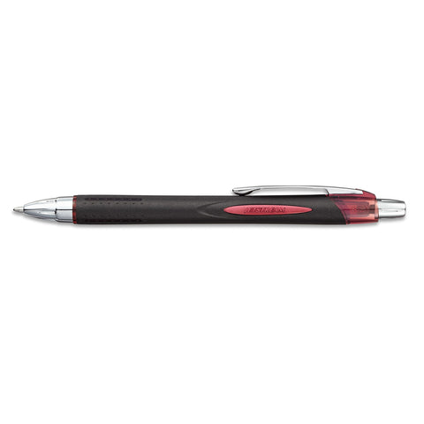 Uni Ball Jetstream BLX Red/Black Medium 1.0mm Bold Retractable Gel Ink Pen, 1858849