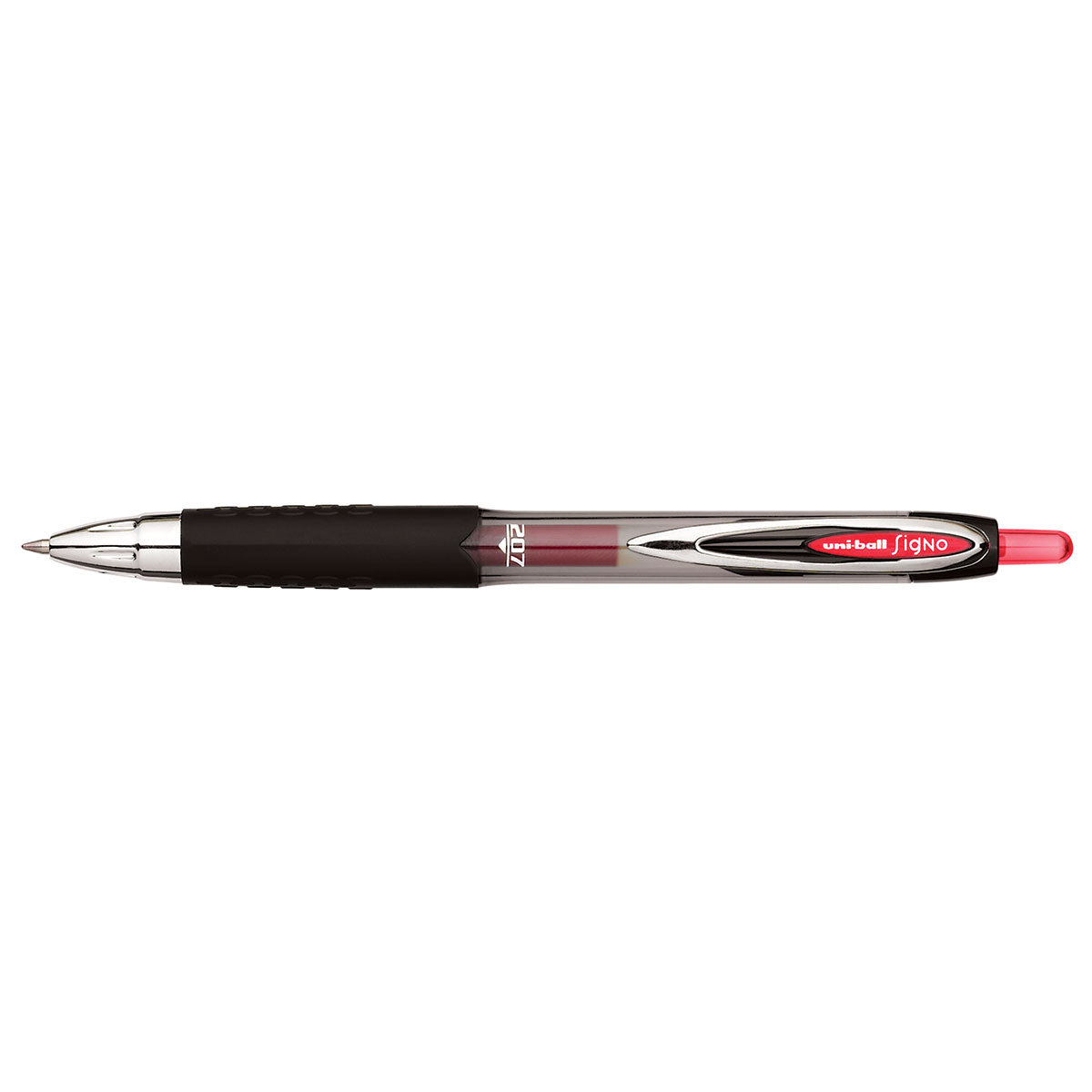 Uni-Ball Signo 207 Red Ink Gel Pen, Medium Point  0.7MM , Retractable - Pack of 3  Uni-Ball Office Supplies