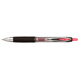 Uni-Ball Signo 207 Red Ink Gel Pen, Medium Point  0.7MM , Retractable - Pack of 3  Uni-Ball Office Supplies
