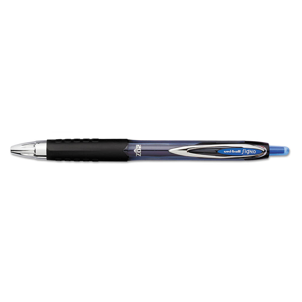 Uni Ball Signo 207 Medium 0.7mm Blue Gel Ink Pen Sold Individually  Uni-Ball Gel Ink Pens