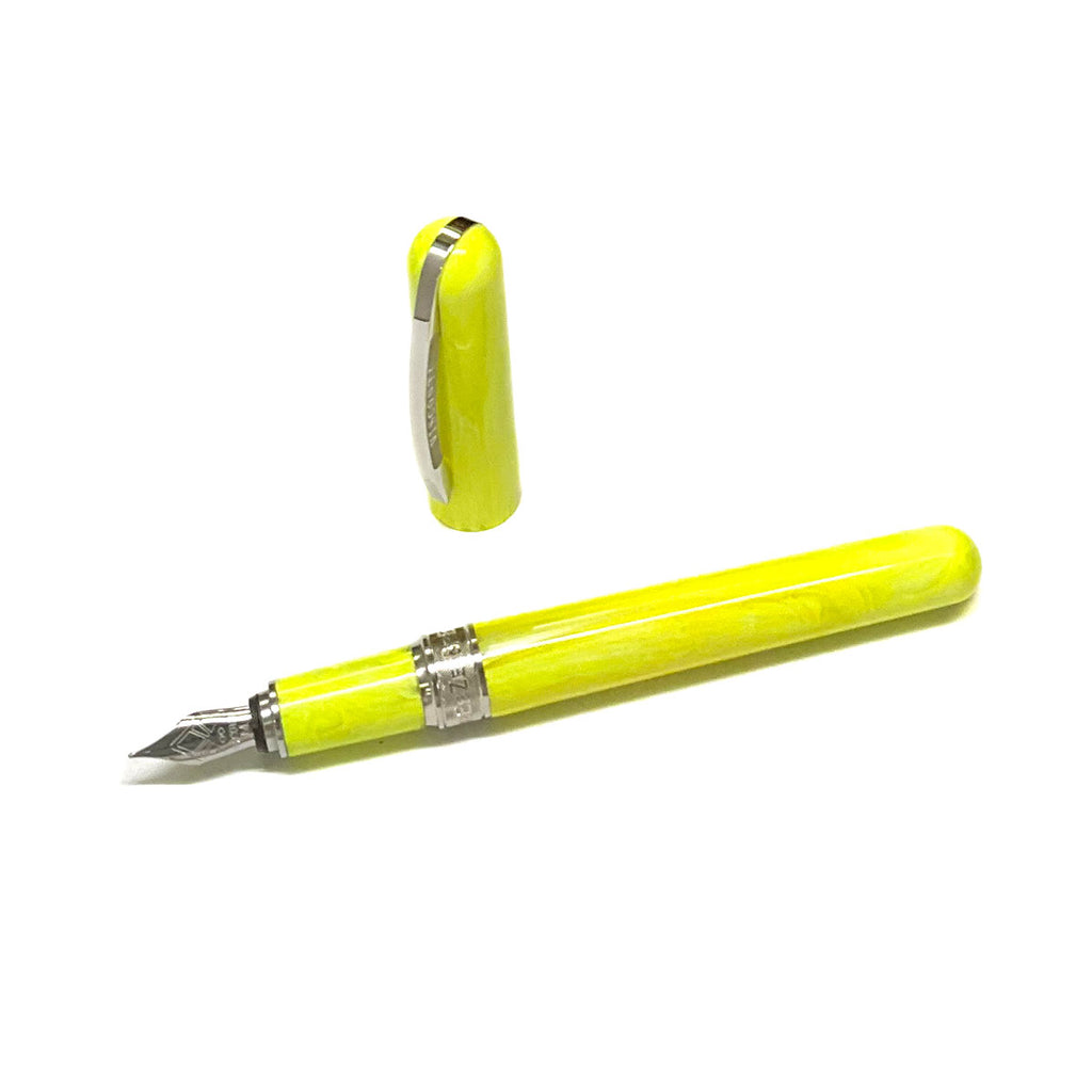 Visconti Breeze Lemon Fountain Pen - Medium Nib  Visconti Ballpoint Pen