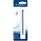 Waterman Allure Chrome Ballpoint Pen Blue Ink