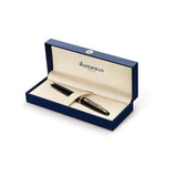 Waterman Carene Black, Gold Trim Fountain Pen, Medium 18k Gold Nib S0700320