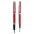 Waterman Hemisphere Coral Pink Fountain Pen and Ballpoint Pen Set  Waterman Fountain Pens