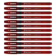 Zebra Z Grip Basics Red Ballpoint Pen, Latex Free, Ultra Glide Advanced Ink Dozen  Zebra Ballpoint Pen